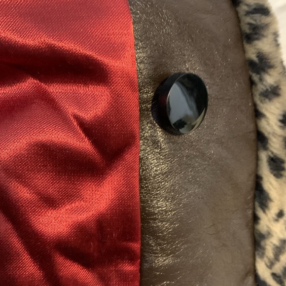 Vintage Leopard Print Faux Fur Coat Union Made in Canada Georgio Ferrini - Picture 8 of 12